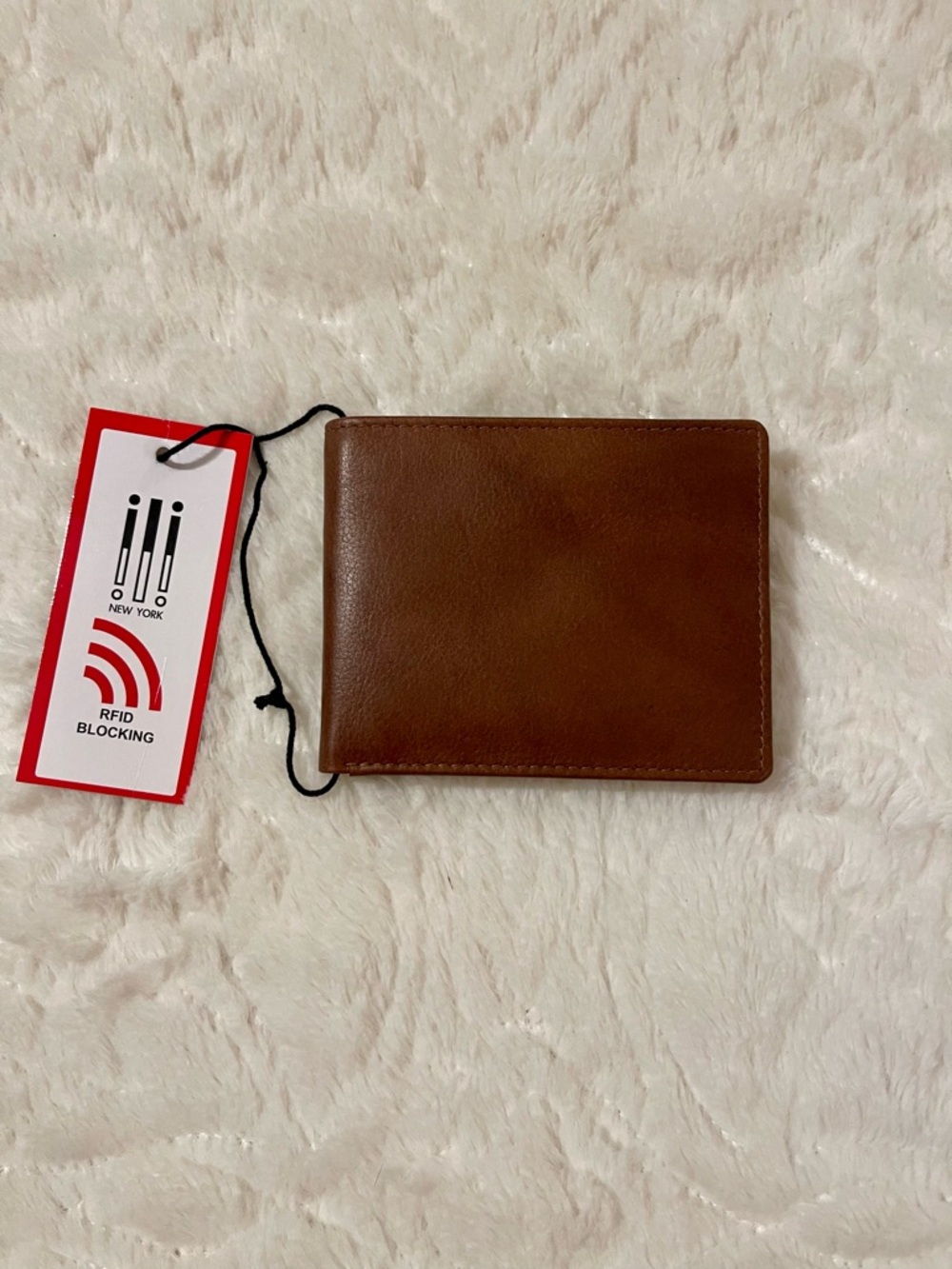 Men’s Brown RFID-Blocking Leather Wallet